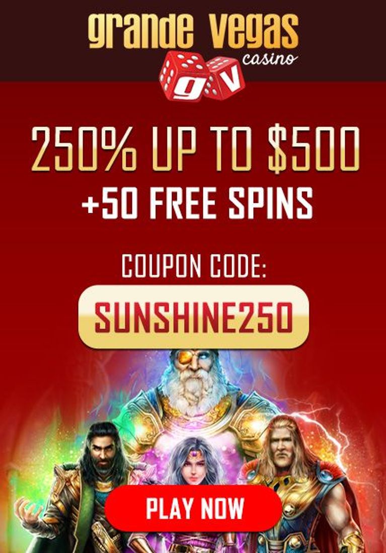 Grande Vegas Casino Bonus Codes